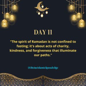 Ramadan Day 11