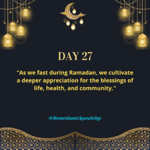 Ramadan Day 27