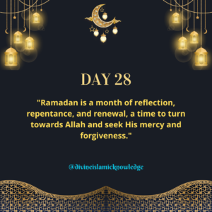 Ramadan Day 28
