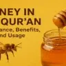 Honey in the Quran: Importance, Benefits, and Islamic Usage